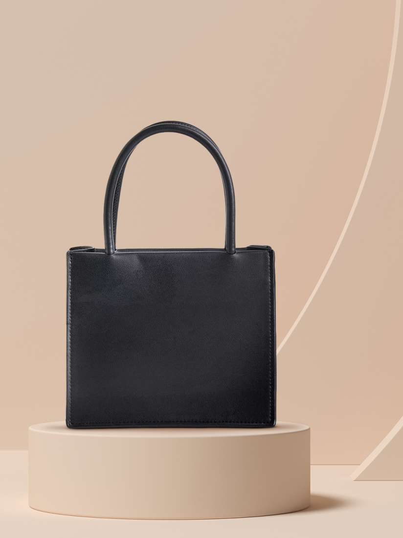 Buy H M Black Structured Hobo Bag Handbags for Women 19119932 Myntra