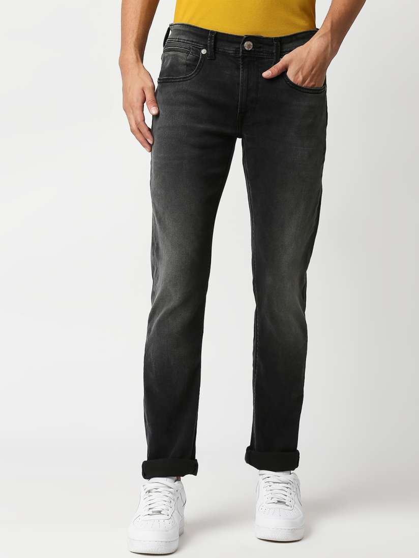 Black jeans men myntra clearance