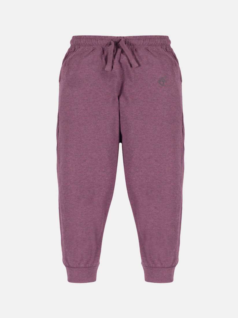 Buy KiddoPanti Kids Purple Solid Cotton Joggers Track Pants for Unisex Kids 19125620 Myntra