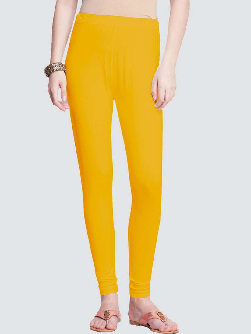 Golden Color Leggings Shimmer Leggings-Super Gold