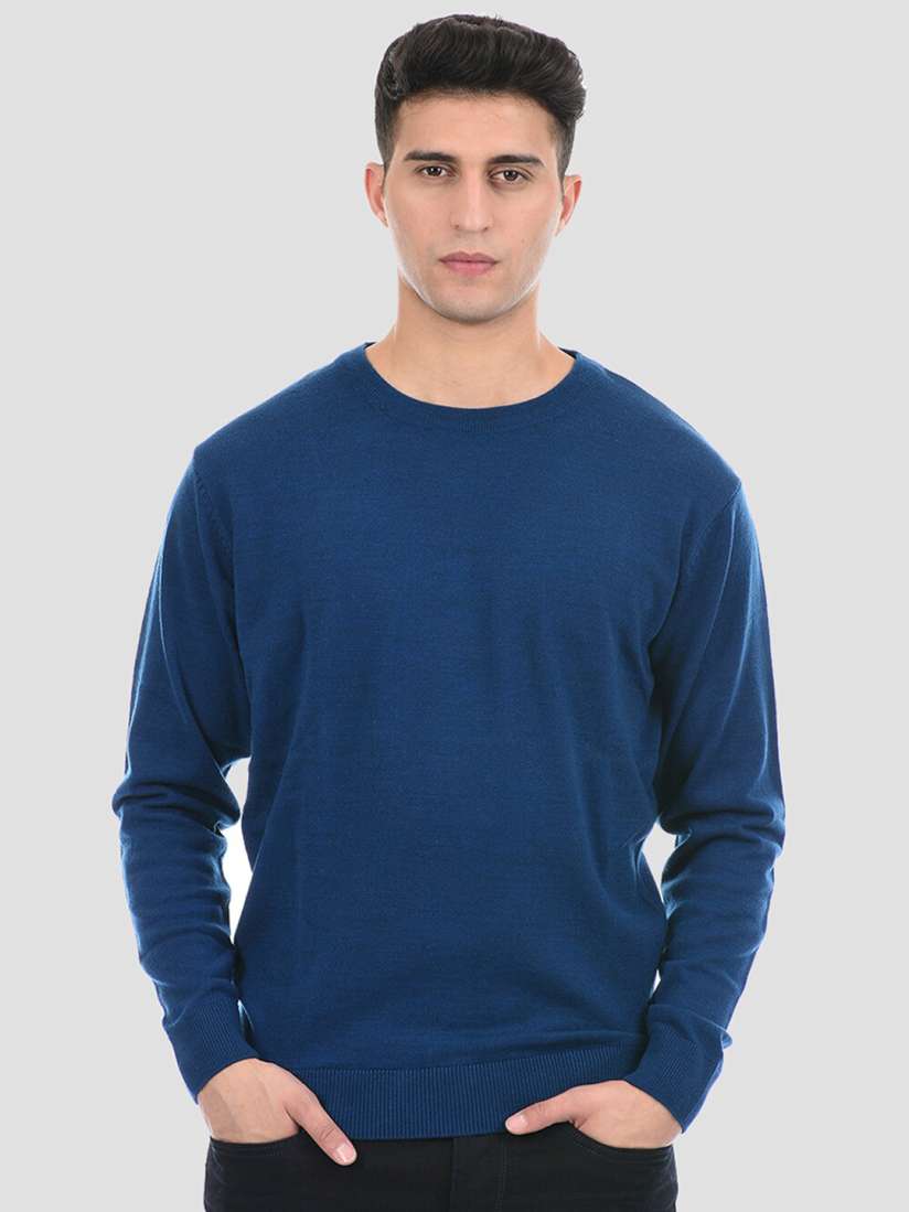 Buy LONDON FOG Men Blue Pullover Sweater Sweaters for Men 19130940 Myntra
