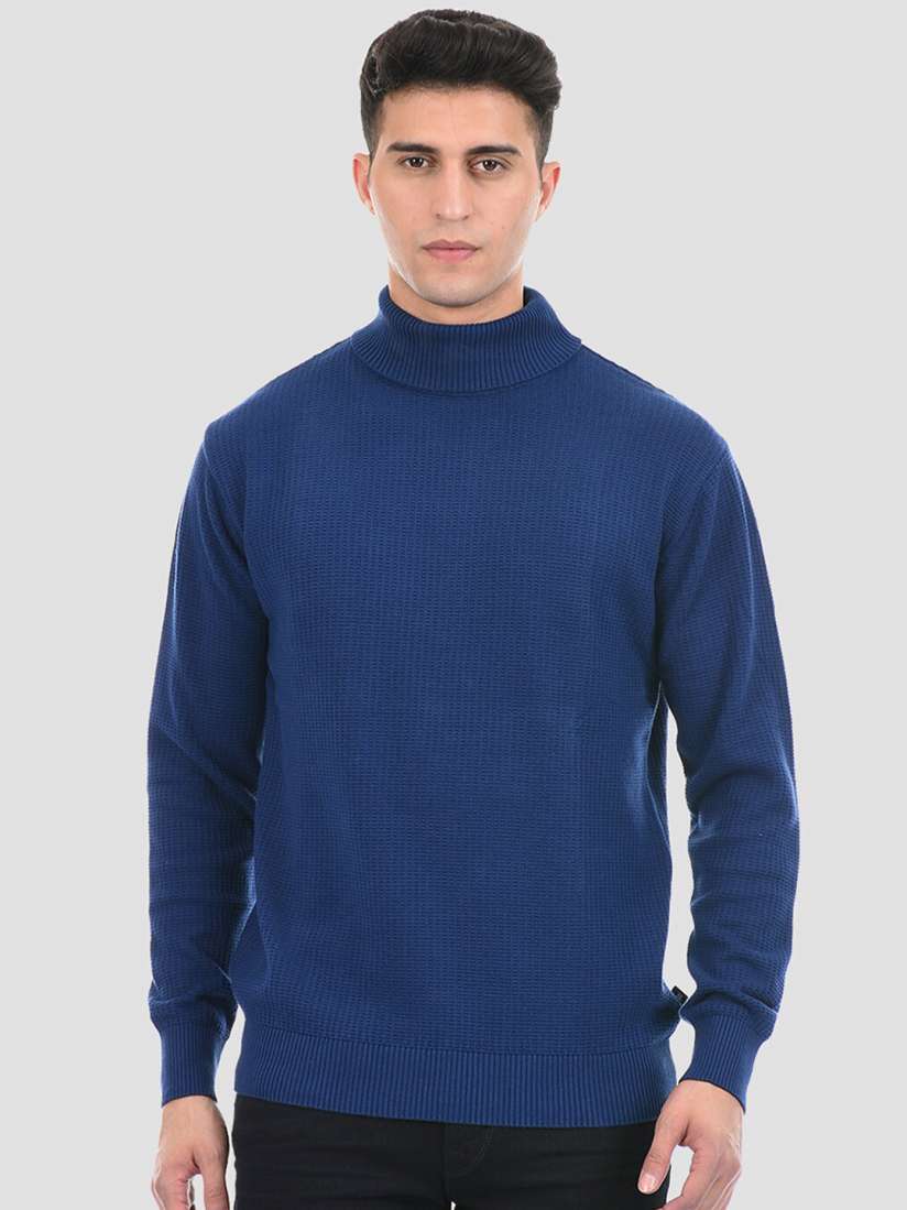 Buy LONDON FOG Men Turtle neck Blue Pullover Sweaters for Men 19130964 Myntra