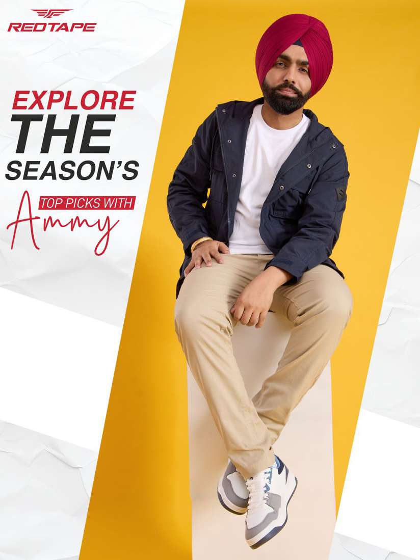 Buy Red Tape Men Off White Printed Hooded Sweatshirt Sweatshirts