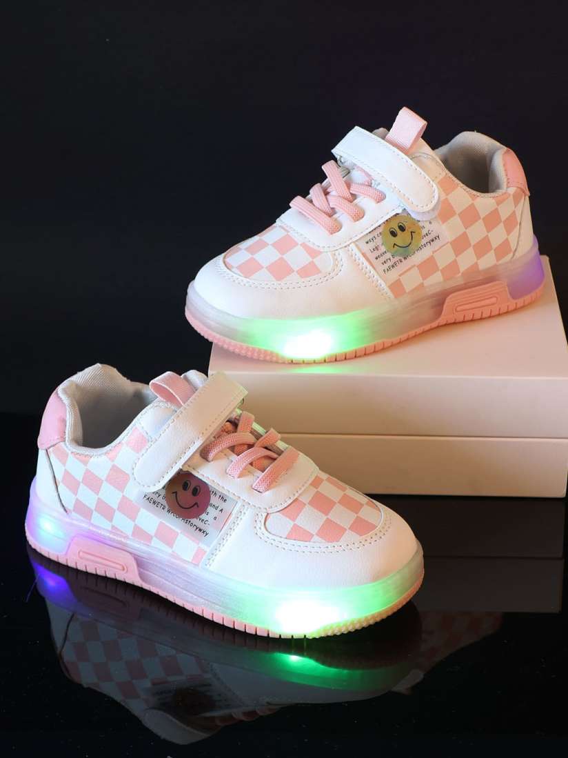 Buy PASSION PETALS Girls White Printed PU Sneakers Casual Shoes for Girls 19157372 Myntra