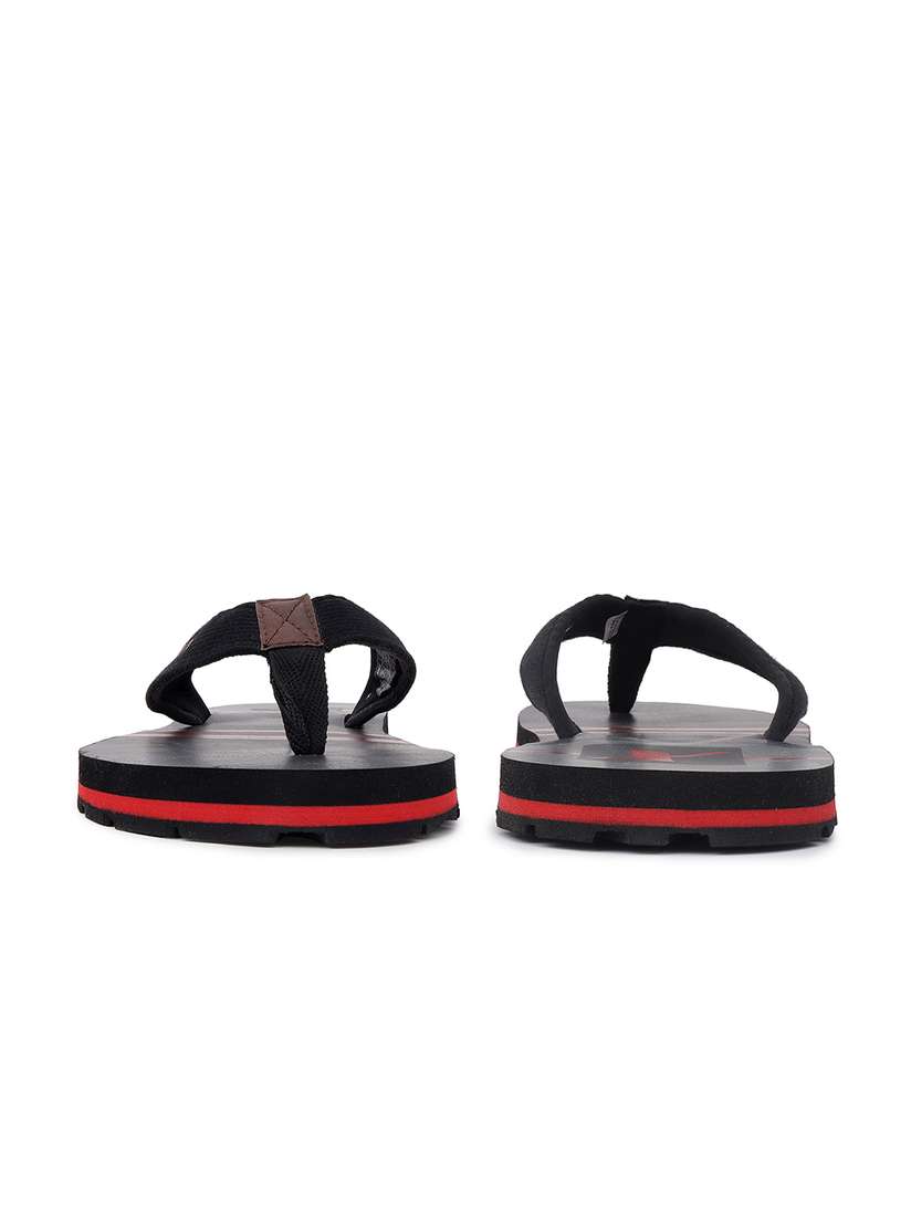 Buy Sparx Men Black \u0026 Red Printed Thong Flip-Flops - Flip Flops for Men  19164948 | Myntra