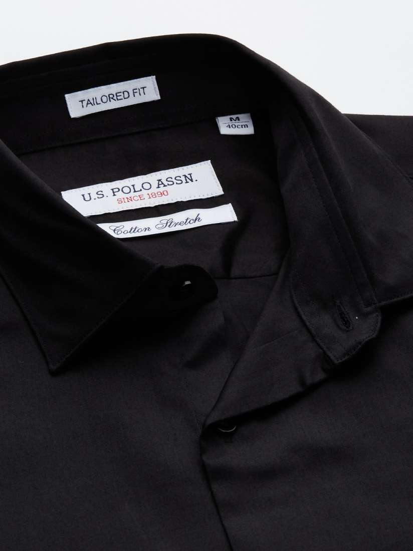 Buy U S Polo Assn Men Black Casual Shirt Shirts for Men 19167088 Myntra