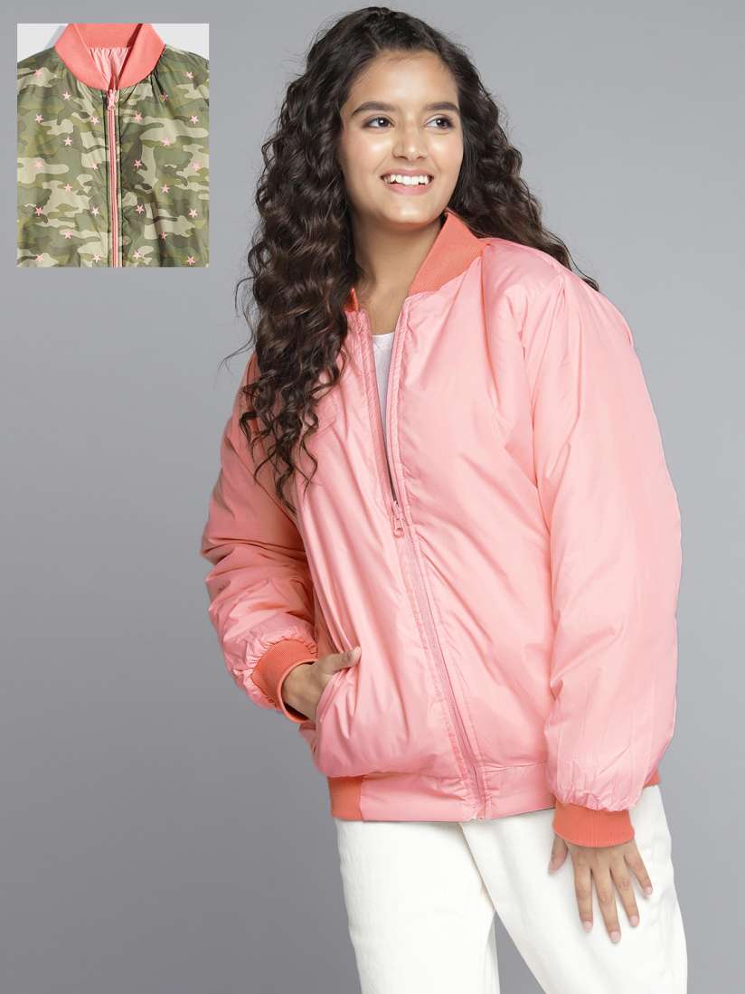Pink and green bomber jacket shop