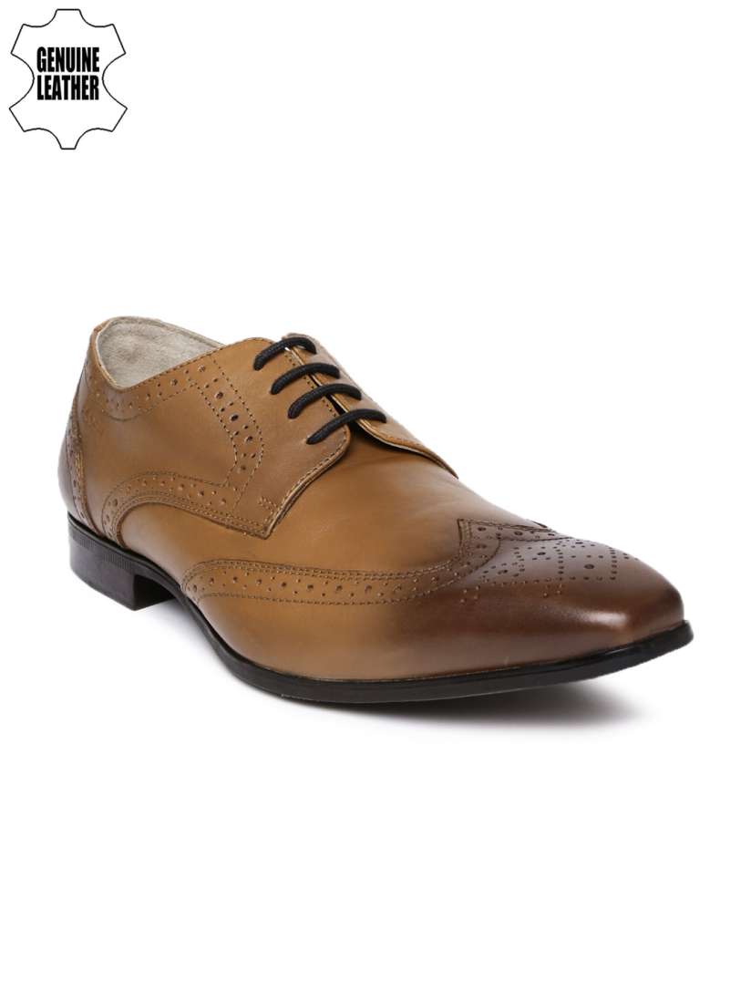 Buy Ruosh Men Brown Genuine Leather Semiformal Brogues Formal Shoes for Men Myntra