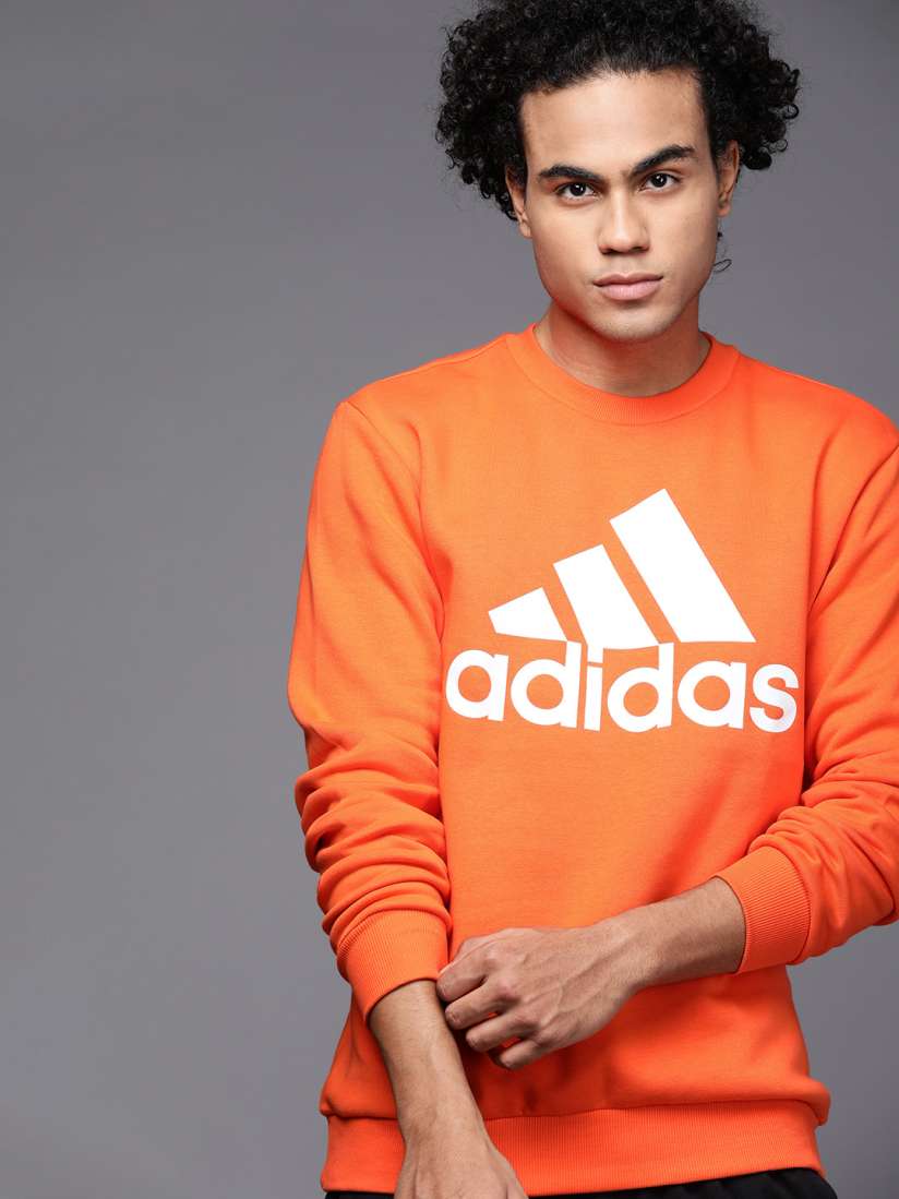 Buy ADIDAS Men Orange BL FL Printed Sweatshirt Sweatshirts for Men 19187082 Myntra