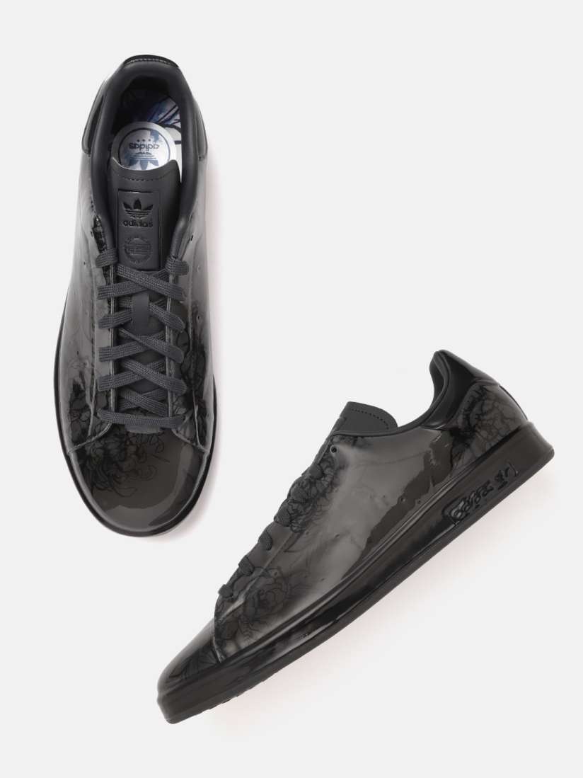 Buy ADIDAS Originals Unisex Charcoal Grey Black Floral Print Stan Smith Sneakers Casual Shoes for Unisex 19190624 Myntra