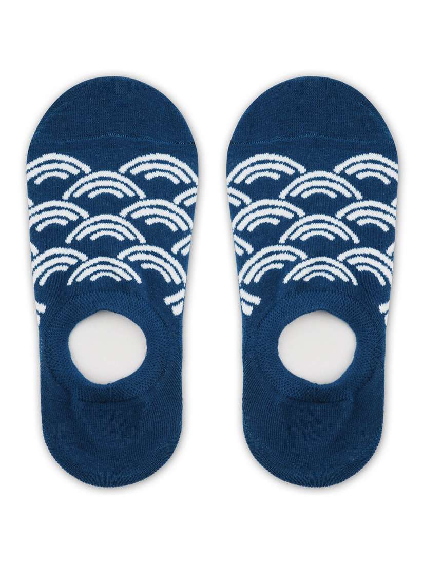 Buy TOFFCRAFT Men Blue Printed Loafer Socks Socks for Men 19192414 Myntra