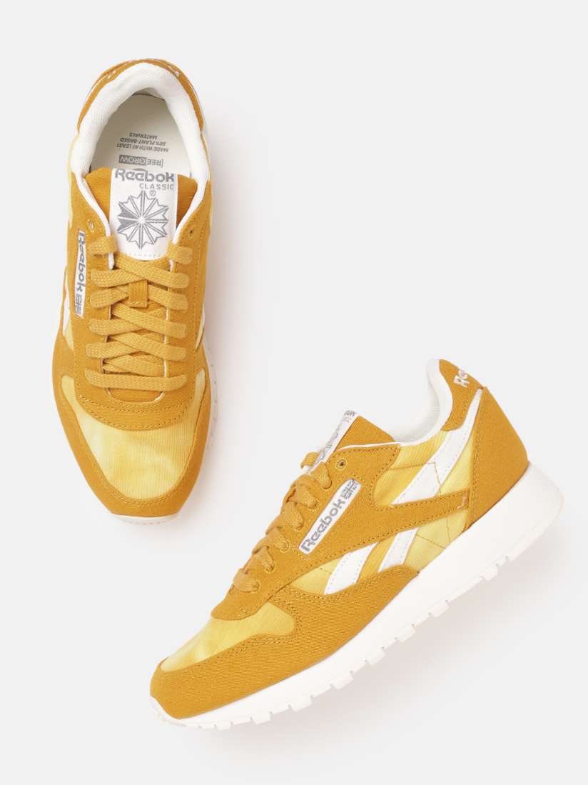 Buy Reebok Classic Unisex Yellow Colourblocked Classic Grow Sneakers Excluding Trims Casual Shoes for Unisex 19194018 Myntra