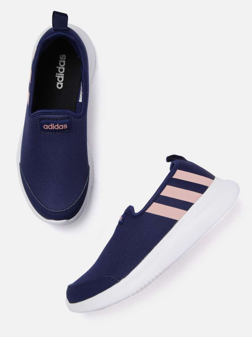 Navy blue adidas sneakers womens online