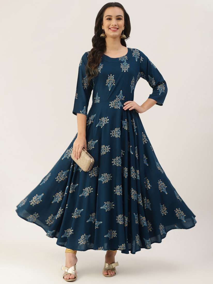 Myntra anarkali frock top