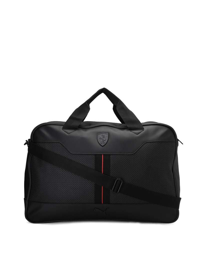 Buy Puma Unisex Black Textured Ferrari LS Weekender Duffel Bag Duffel Bag for Unisex 1919844 Myntra