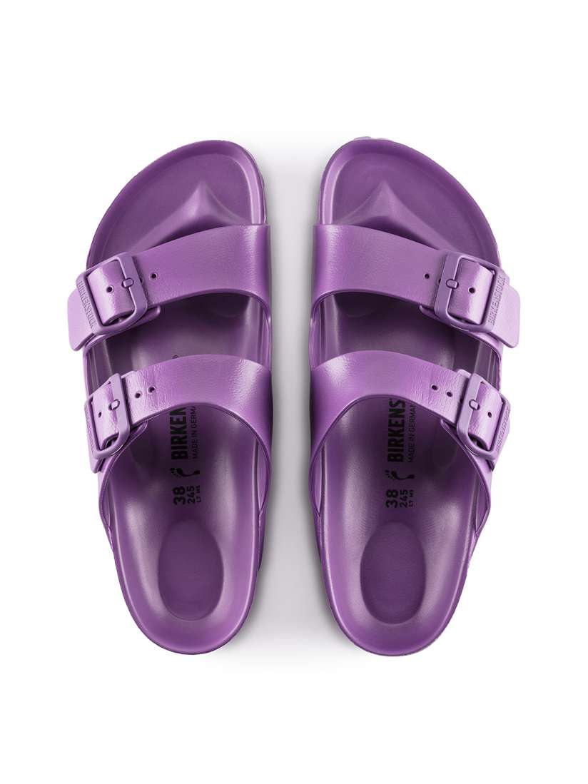 Buy Birkenstock Arizona Bright Violet Regular Width Eva Beach Sandals Sandals for Unisex 19199110 Myntra