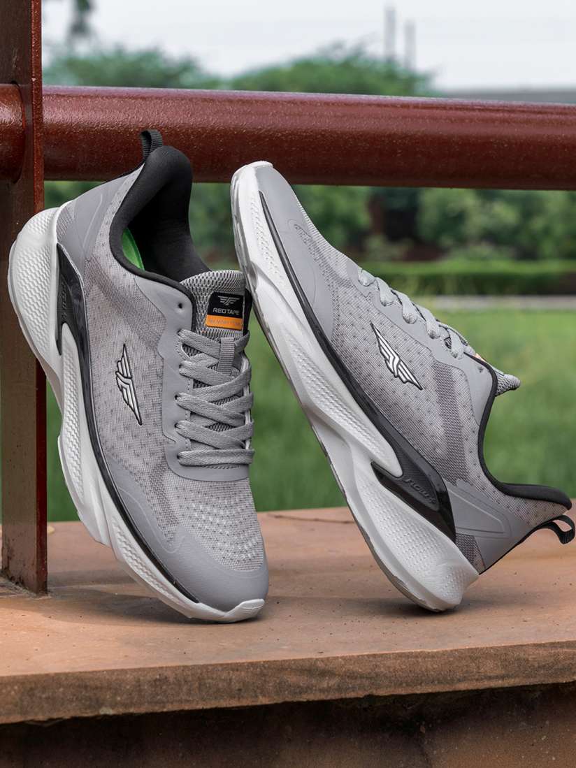 Red tape grey running shoes clearance