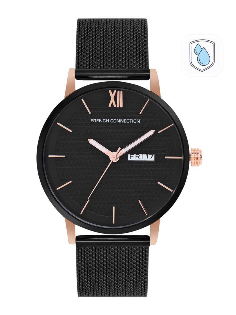 Buy French Connection Black Analog Round Dial Watch For Men Watches for Men 19217458 Myntra