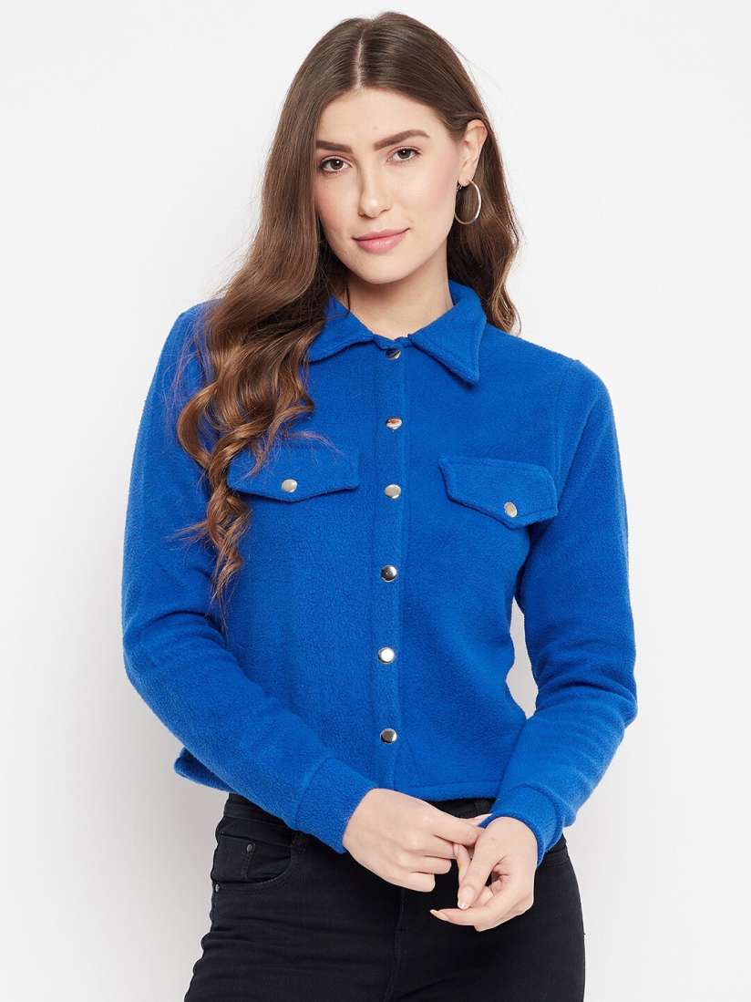 Royal blue sweatshirt womens store