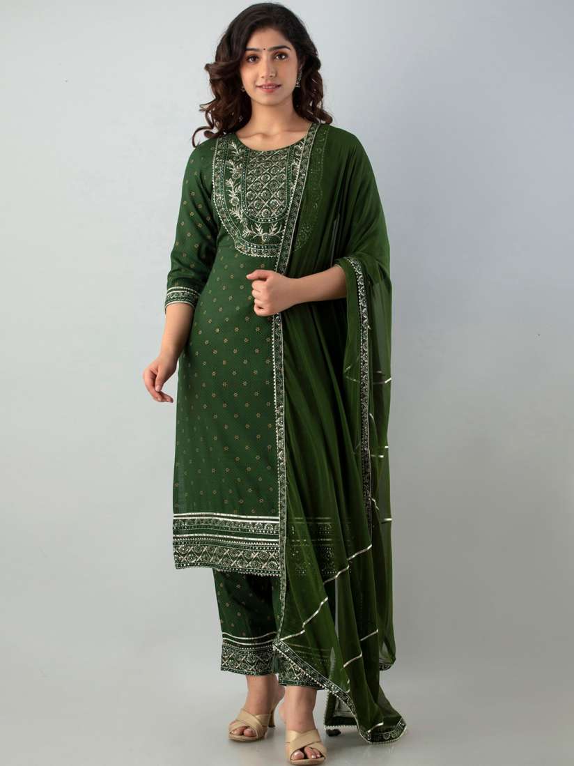 Myntra green kurti new arrivals
