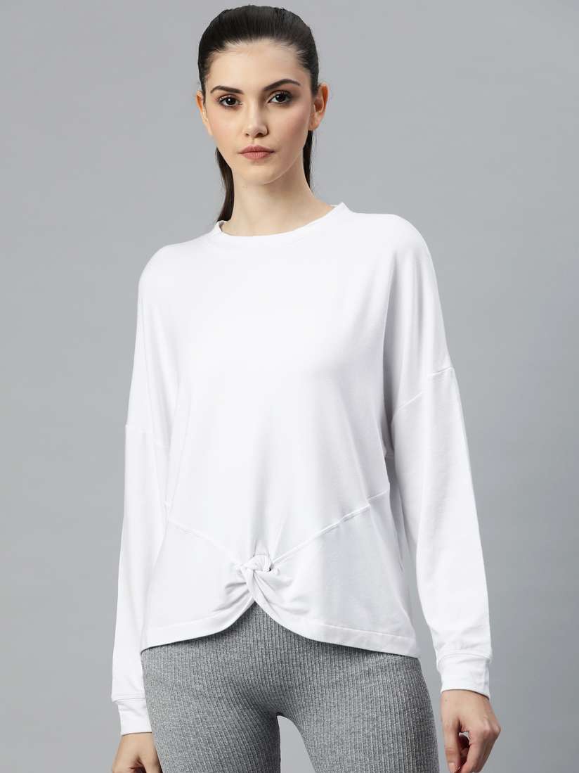Buy Marks Spencer Women White Sweatshirt Sweatshirts for Women 19241956 Myntra