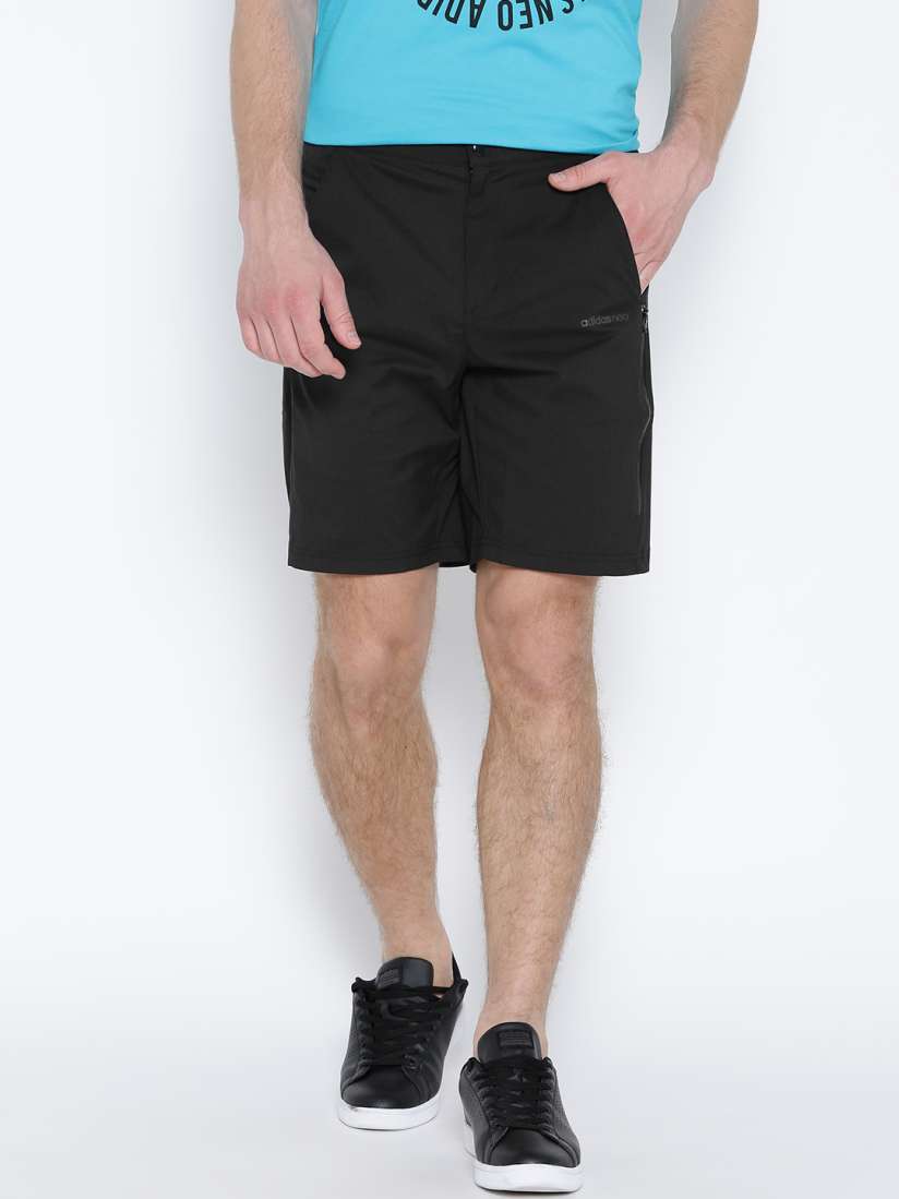Buy ADIDAS NEO Men Black CS Woven Solid Sports Shorts Shorts for Men 1924240 Myntra