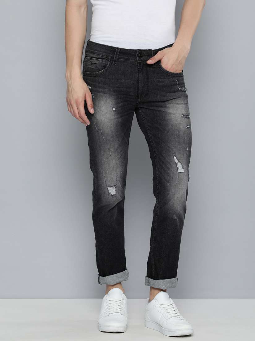 Buy Flying Machine Men Slim Fit Mildly Distressed Heavy Fade Stretchable Jeans Jeans for Men 19246502 Myntra