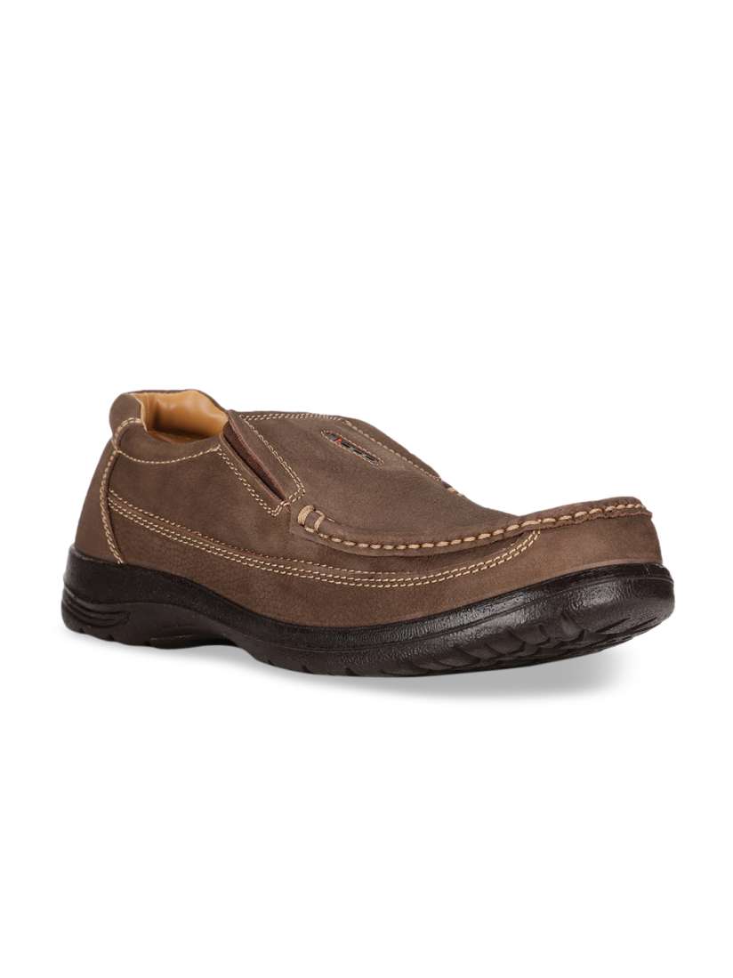Buy Bata Men Brown Textured Leather Slip On Sneakers Casual Shoes for Men 19249882 Myntra