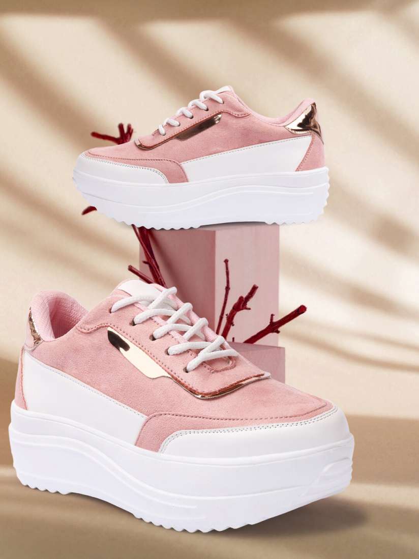 Pink womens sneakers on sale