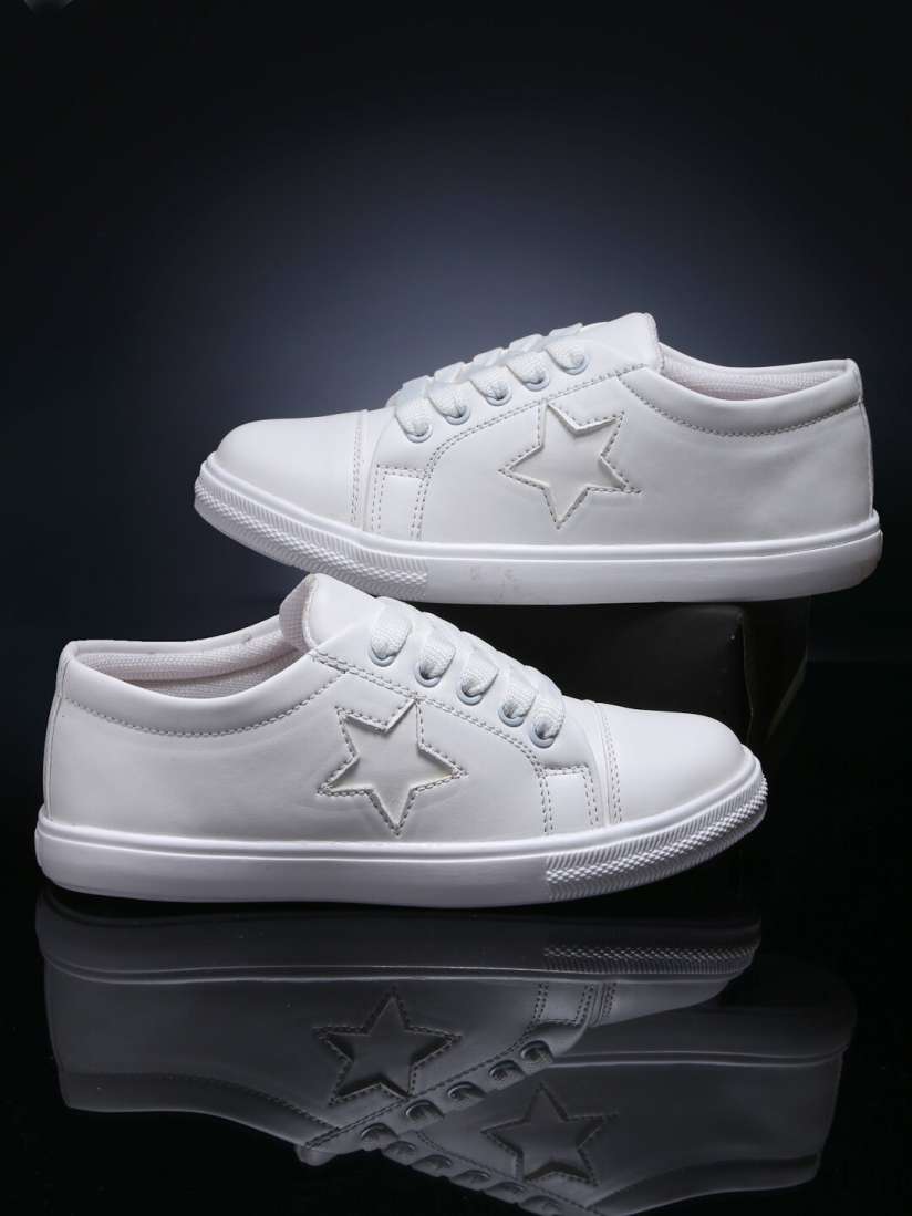 Myntra white sneakers womens online