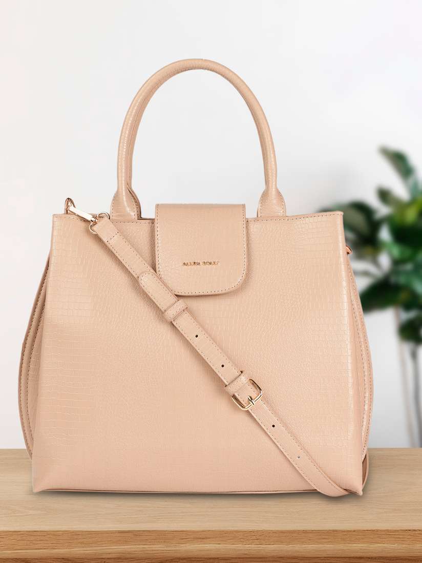 Handheld Bag Allen Solly Beige Handbag Buy Allen Solly Women Beige