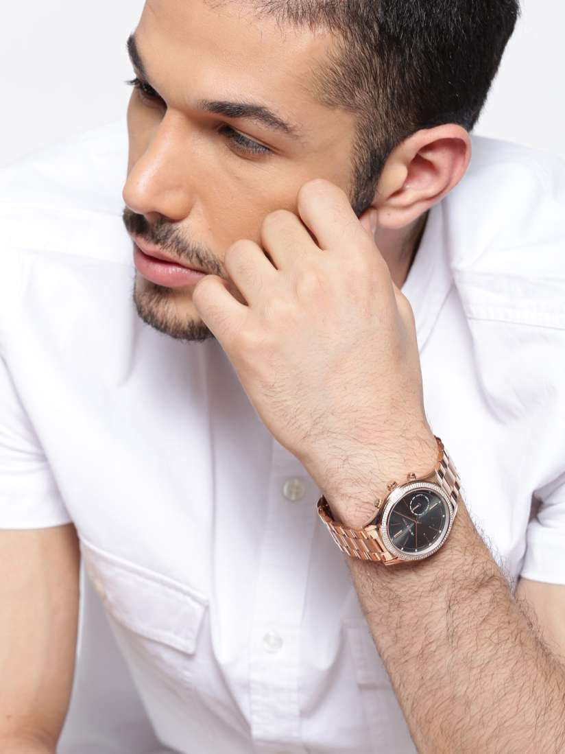 Buy Michael Kors Unisex Charcoal Grey Hybrid Watch MKT4005 Smart Watches for Unisex 1926489 Myntra