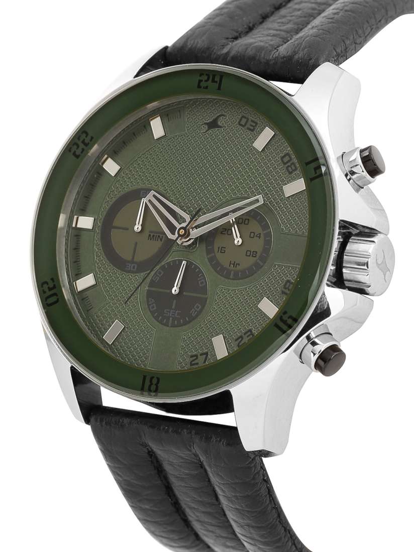 Fastrack olive green watch sale
