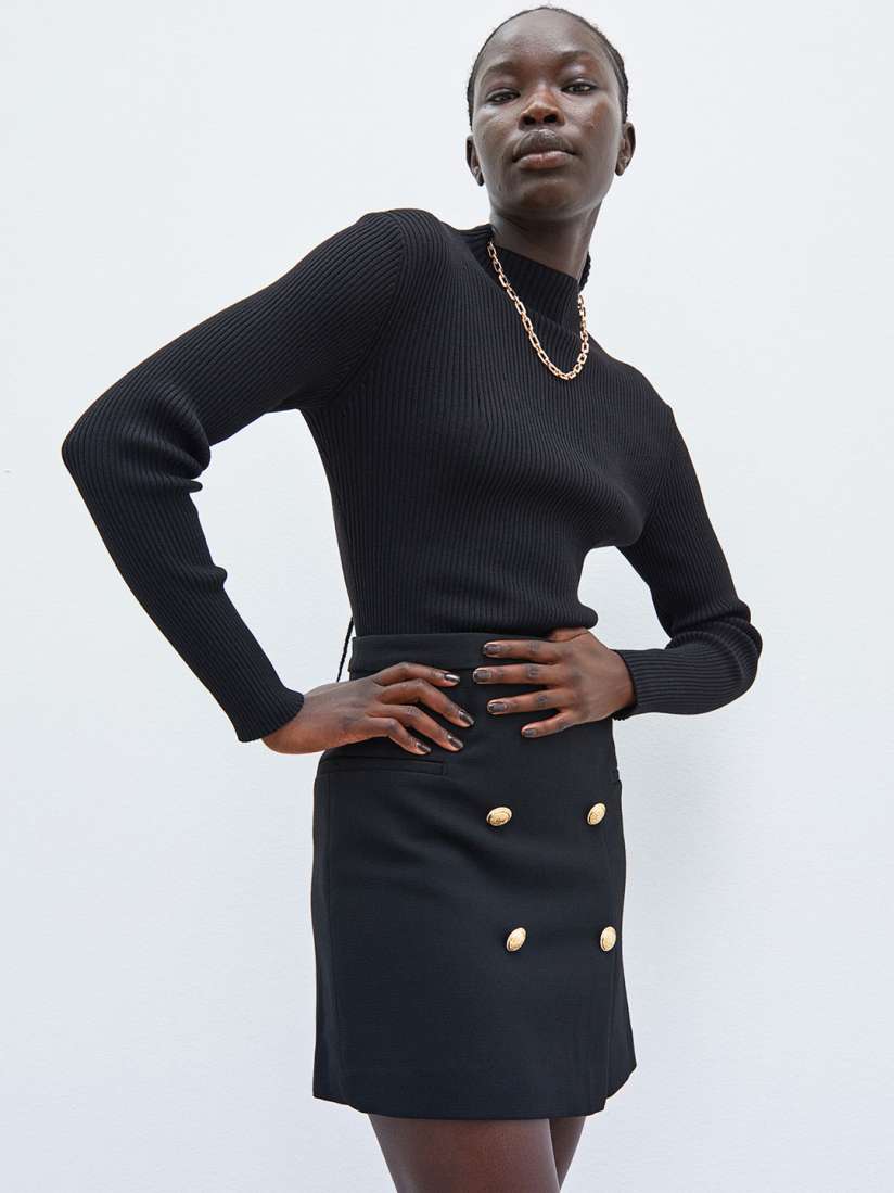 Buy H M Women Black Short Skirt Skirts for Women 19266852 Myntra
