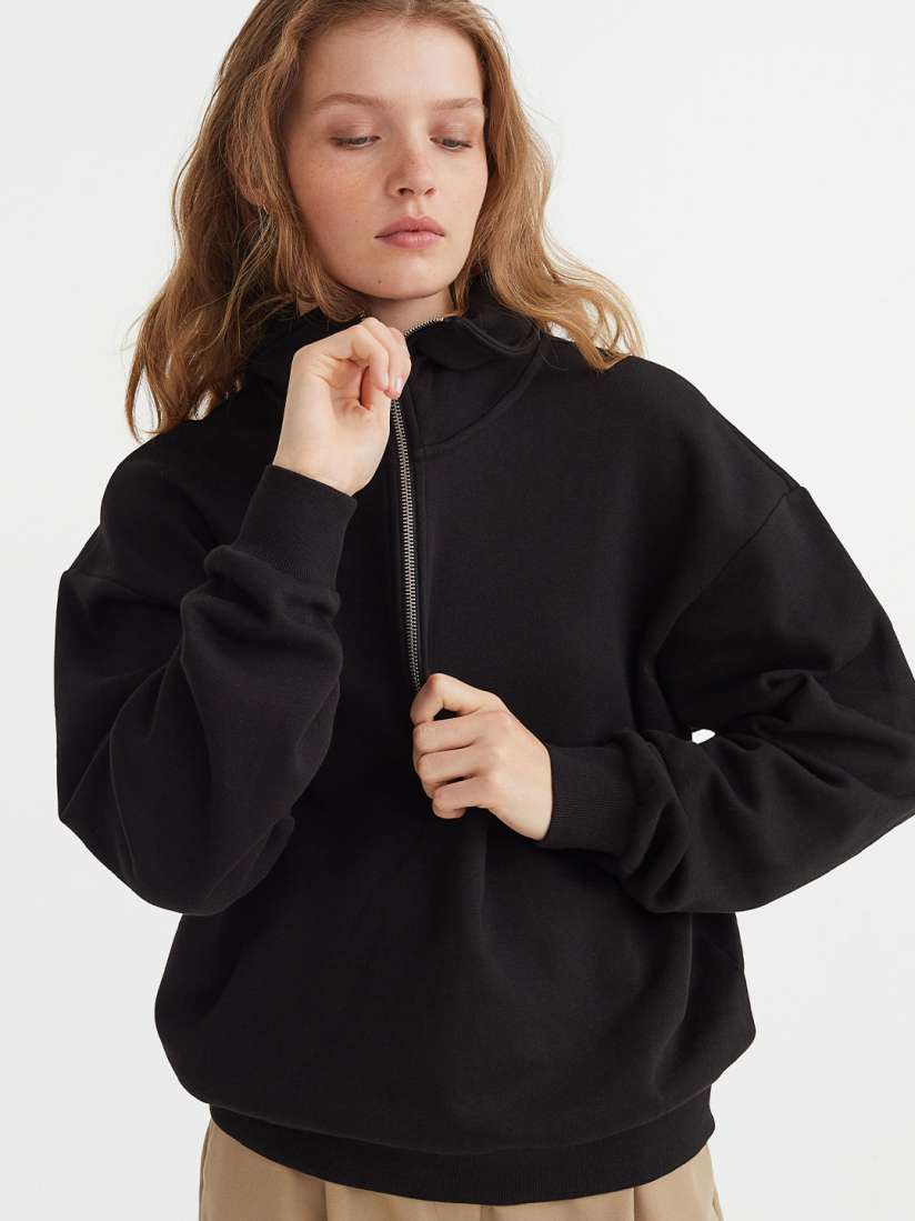 H&m collared sweatshirt clearance