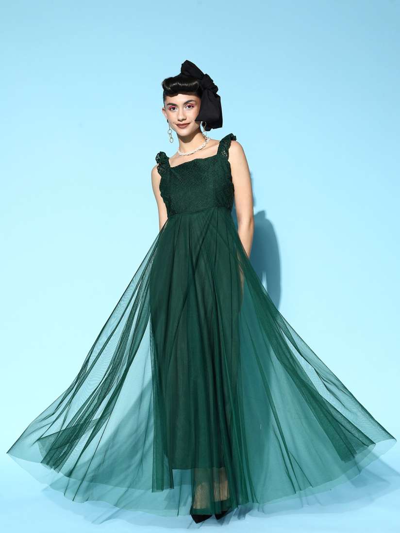 Green beautiful dresses 2025