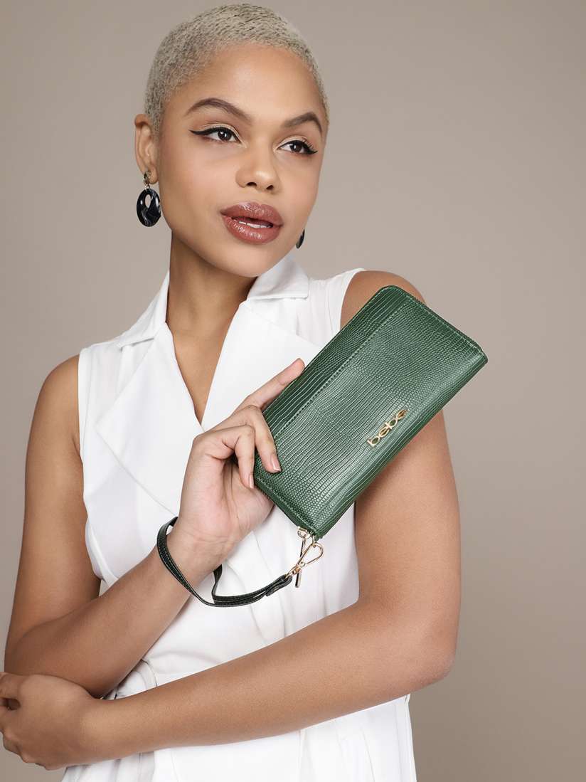 Buy bebe Women Textured Zip Around Wallet Wallets for Women 19269040 Myntra