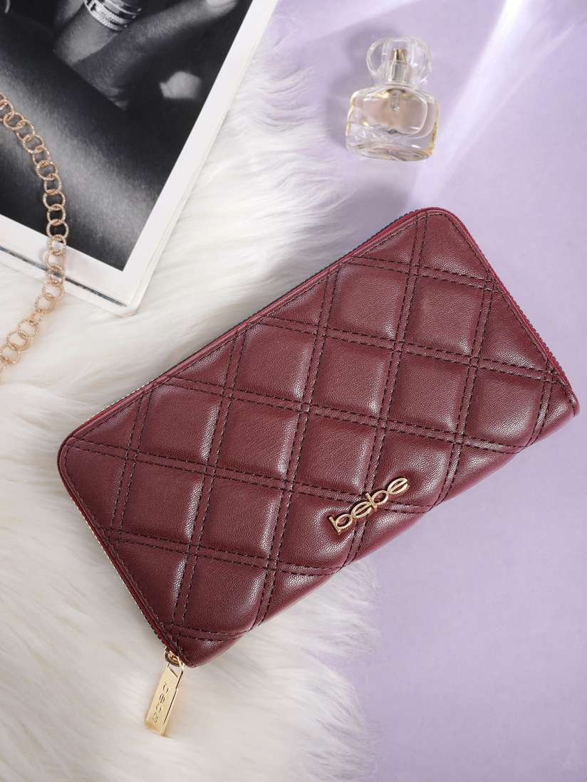 Buy bebe Women Quilted Zip Around Wallet Wallets for Women 19269058 Myntra