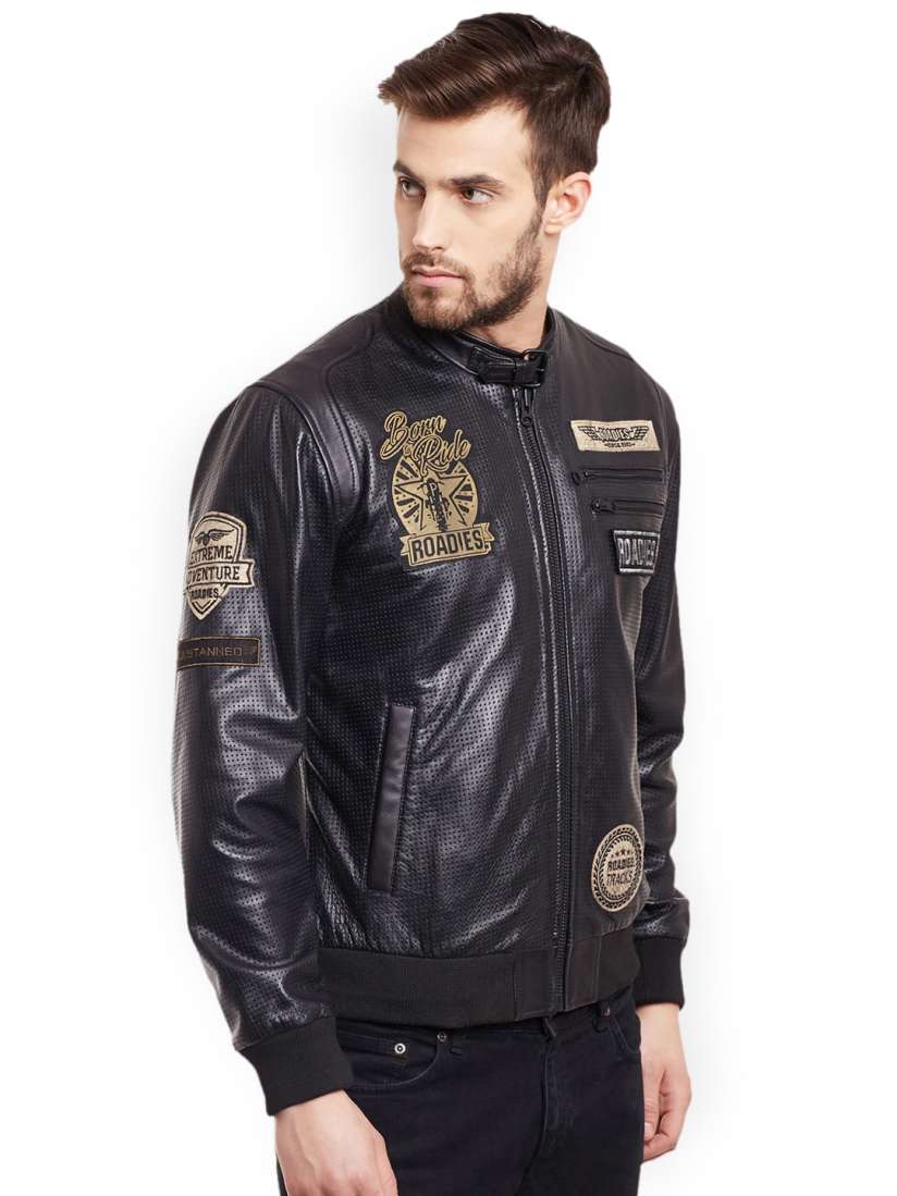 Justanned roadies leather jacket discount