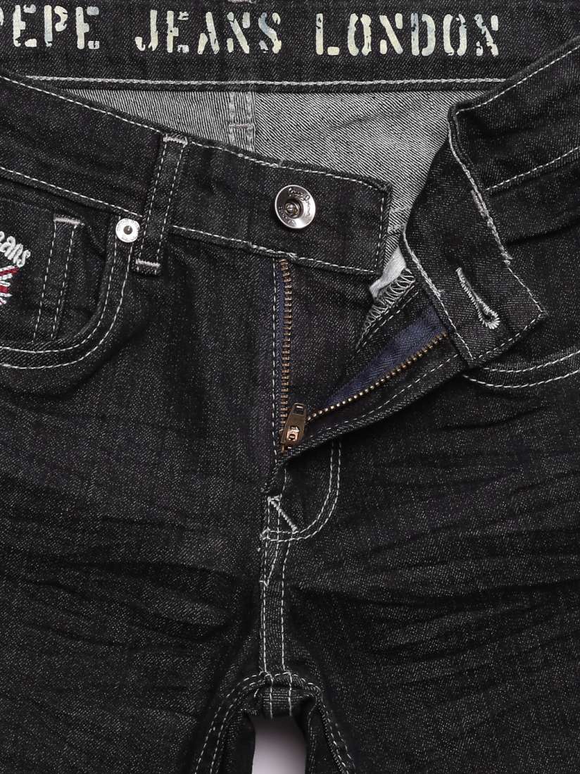 Buy Pepe Jeans Boys Black Mid Rise Clean Look Stretchable Jeans Jeans for Boys 1927467 Myntra