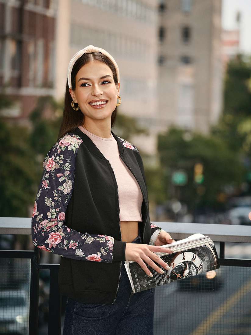 Street Style Bombers Jacket Women Oversized Womens Bomber Jacket