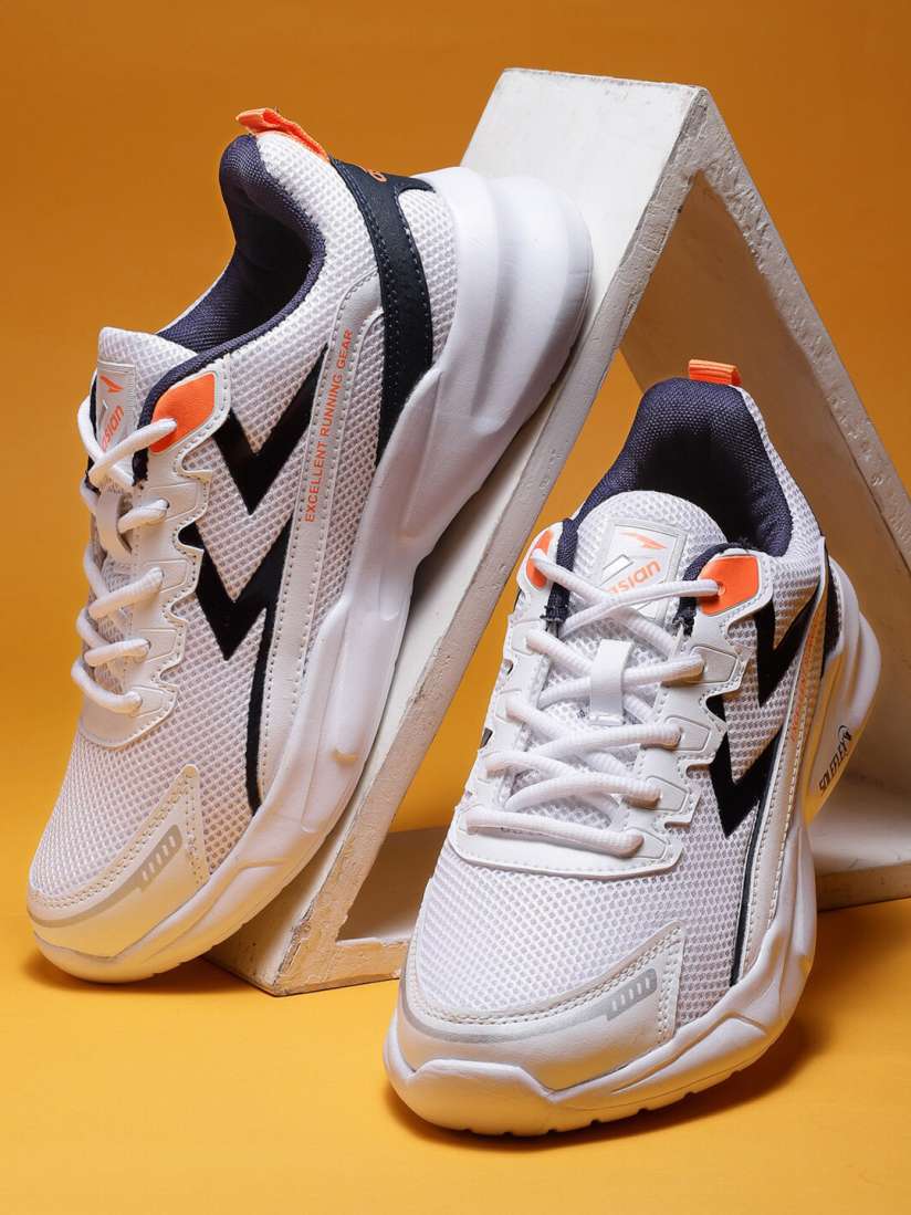Buy ASIAN Men White Mesh Running Non Marking Shoes Sports Shoes for Men 19285218 Myntra