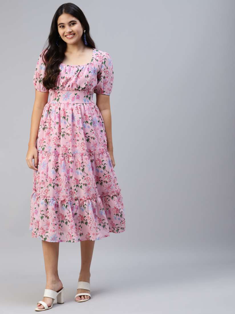 Midi dress on myntra new arrivals