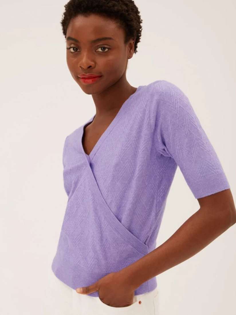 Buy Marks Spencer Women Lavender Pullover Sweaters for Women 19293046 Myntra