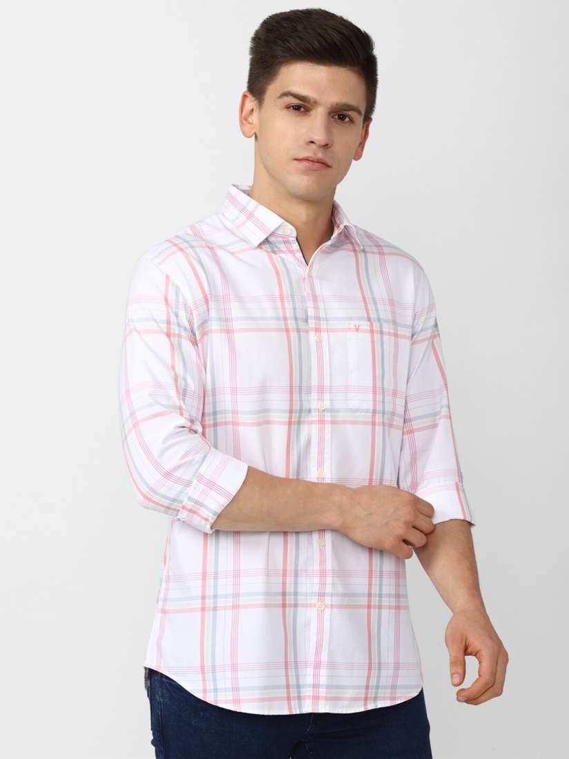 Van heusen sport men's checkered casual shirt discount