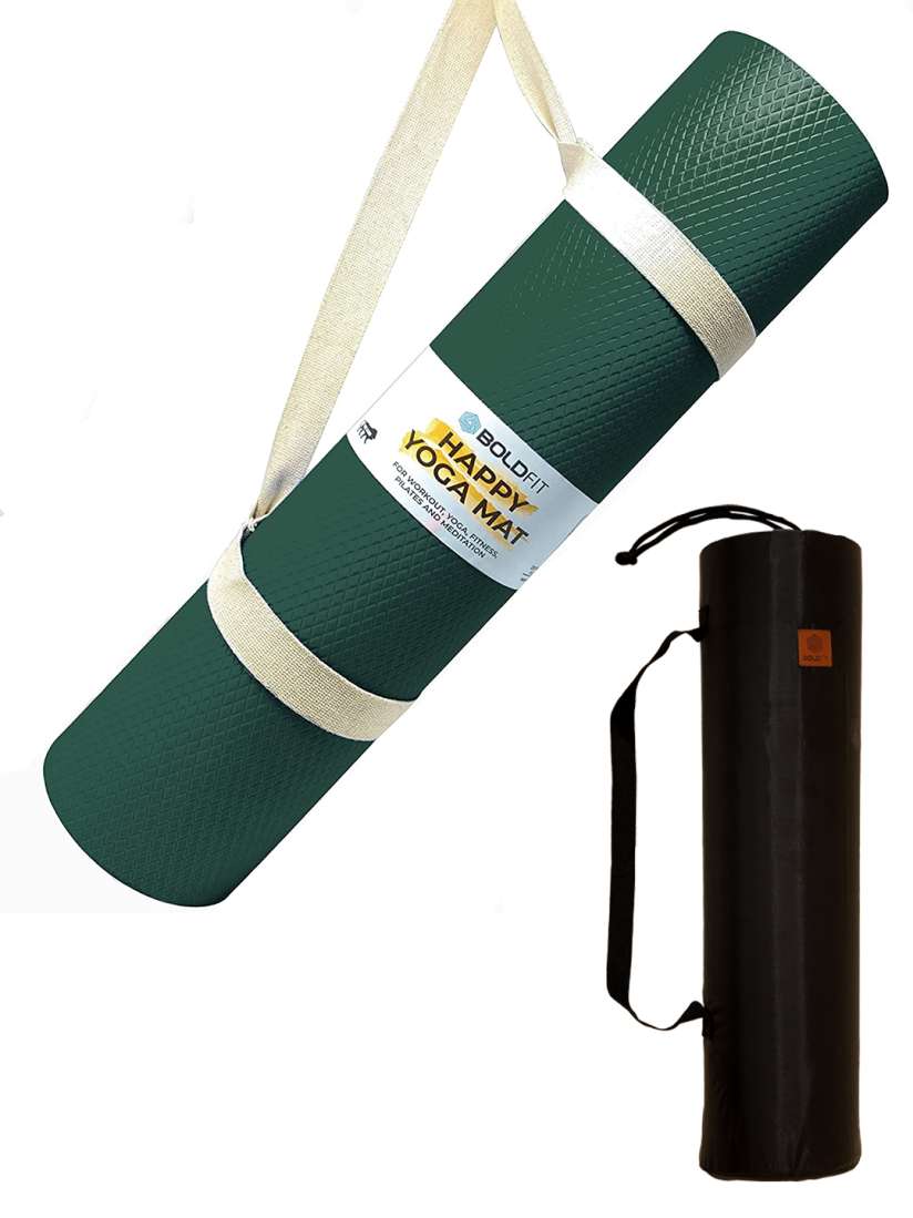 Buy BOLDFIT Green Textured Anti Slip Yoga Mats Yoga Mats for Unisex 19295454 Myntra