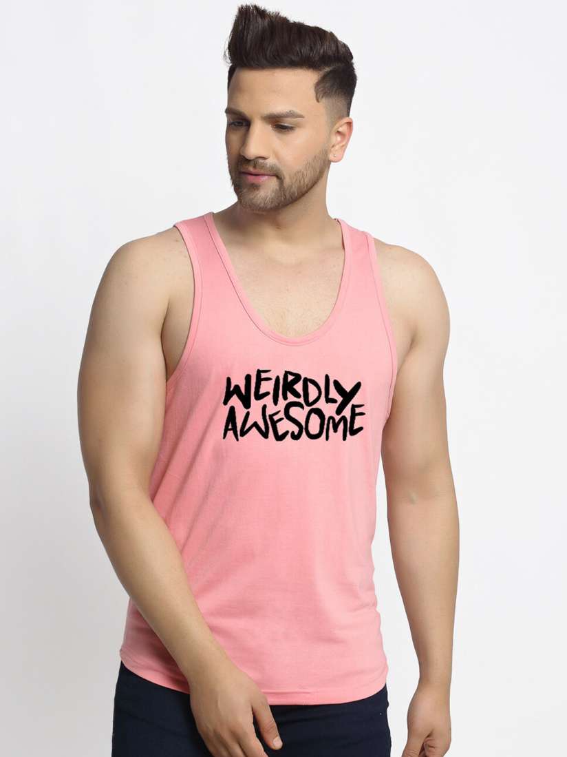 Pink gym vest hotsell