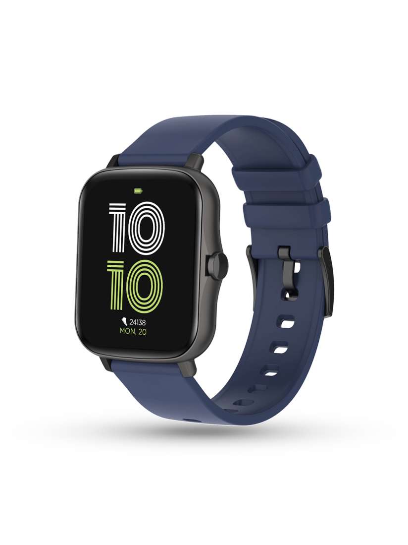 Buy pebble Gunmetal Spark 1.7 inch BT Calling with SPO2 HR Monitor Smartwatch Smart Watches for Unisex 19304374 Myntra