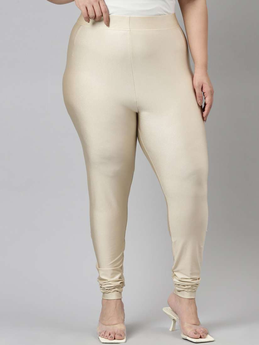 Golden leggings myntra on sale