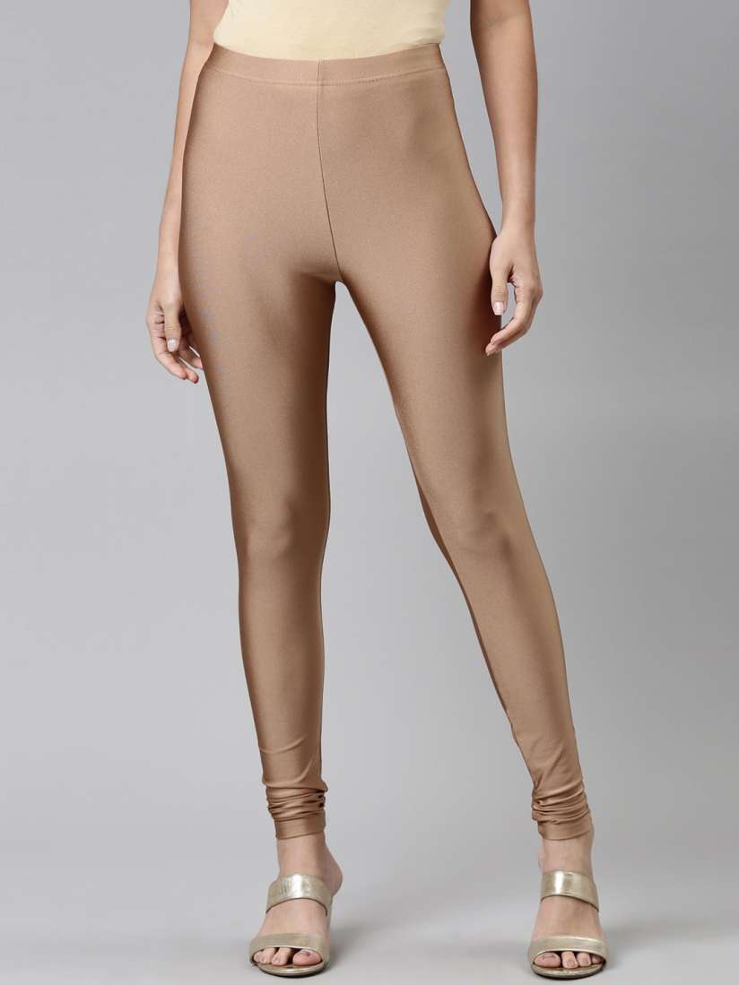 Golden colour leggings cheap